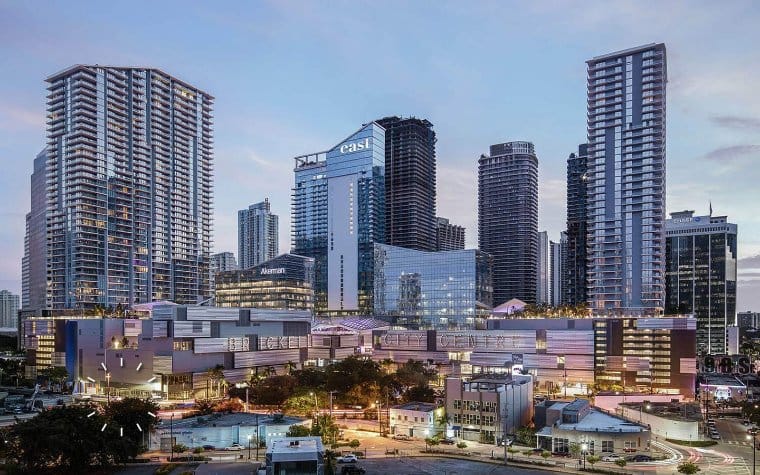 Brickell skyline and waterfront