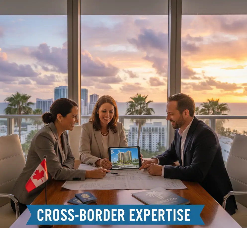 Canadians buying property in Miami - professional real estate team providing cross-border expertise