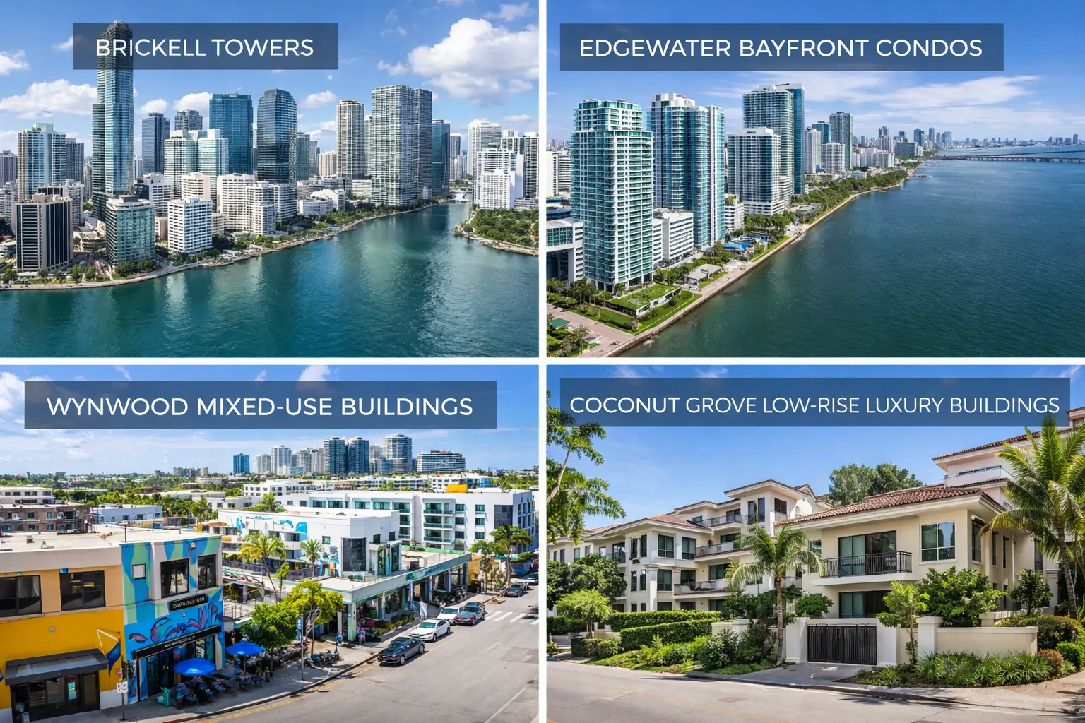 Miami neighborhoods with different condo rental patterns