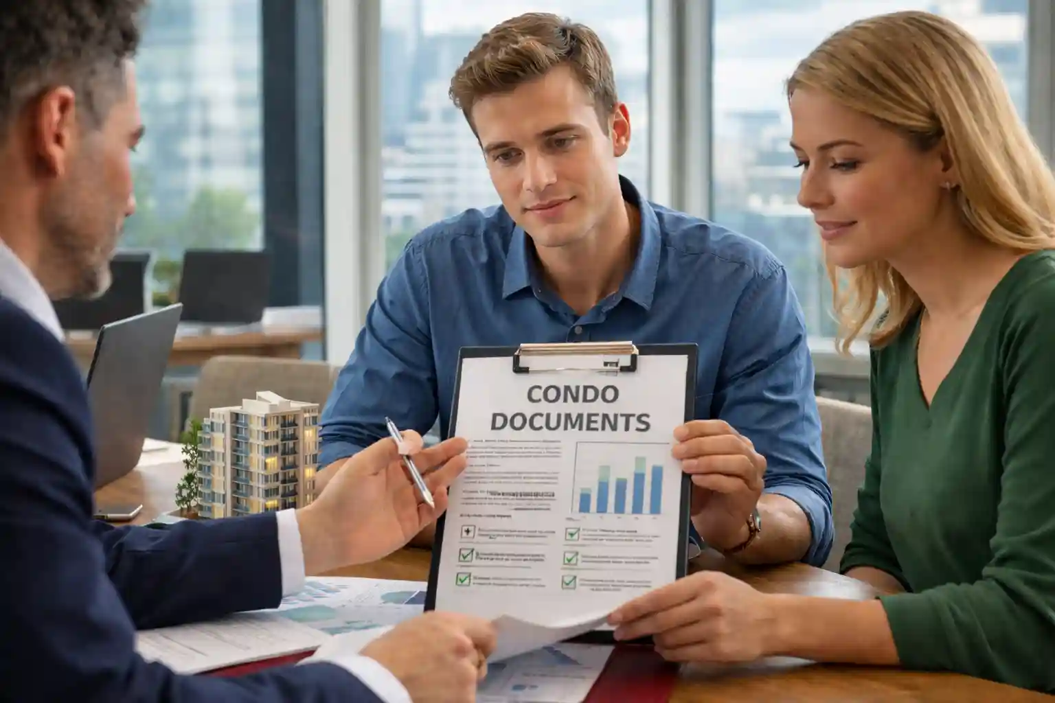 Canadian buyer reviewing Miami condo financing options