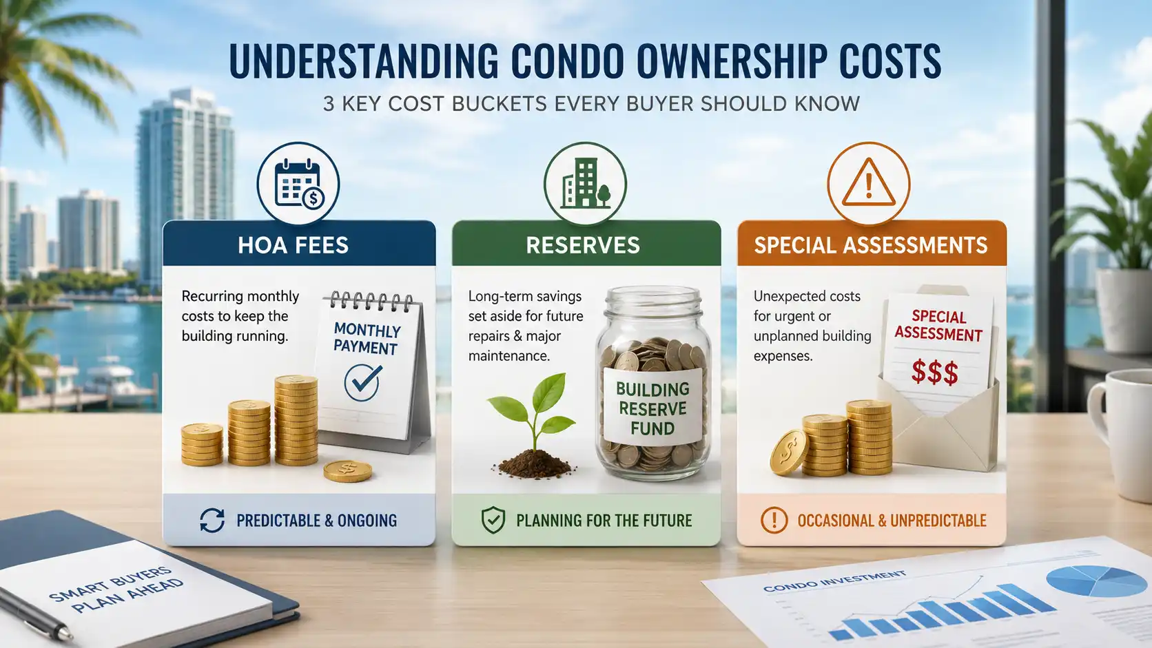 Miami HOA fees reserves and special assessments explained