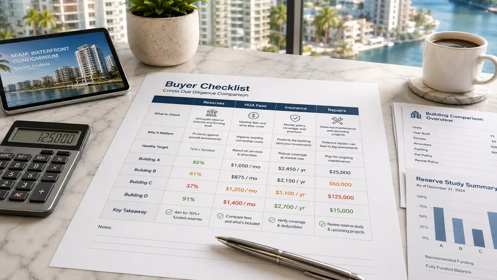South Florida condo due diligence checklist