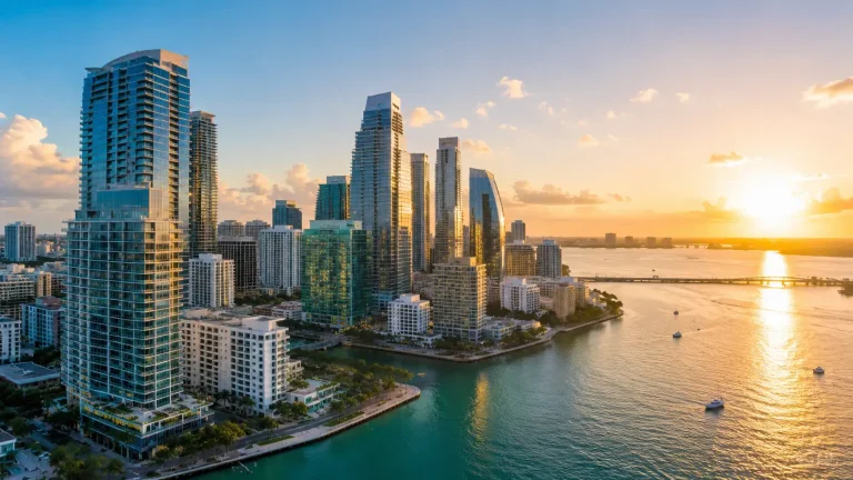 Miami branded residences overlooking Brickell and Biscayne Bay