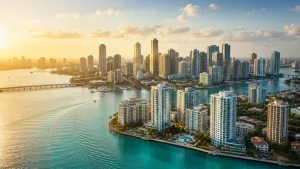 Miami real estate market 2026 skyline over Biscayne Bay