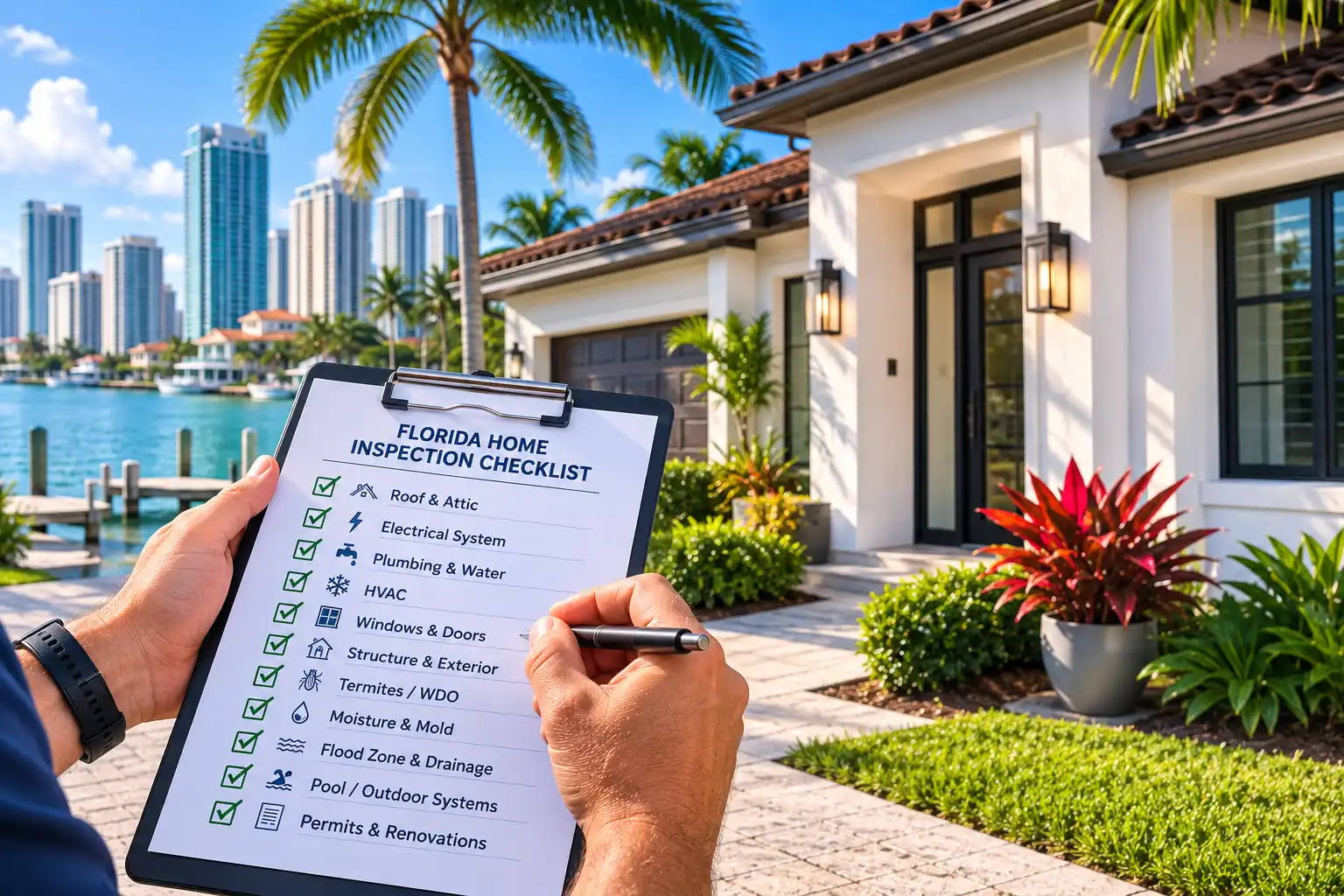 Comparison of Florida general, four-point, wind mitigation and WDO inspections