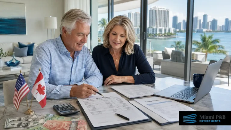 Florida seller closing costs for Canadian snowbirds reviewing their expected net proceeds.