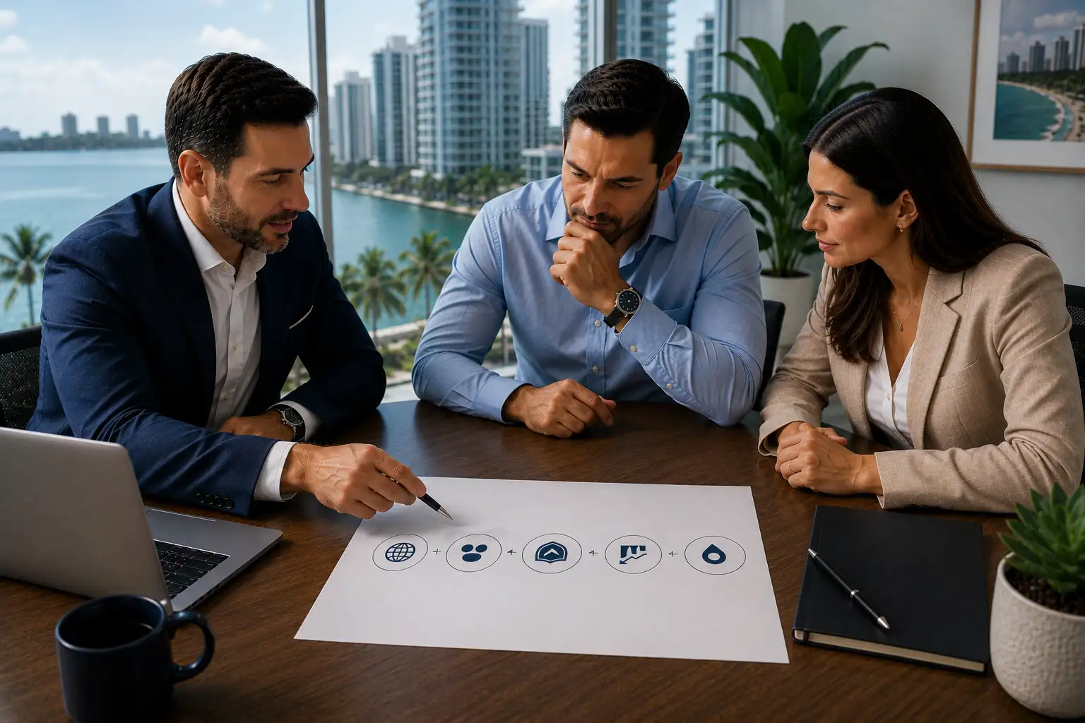 Canadian investor coordinating a Miami property purchase with cross-border professionals